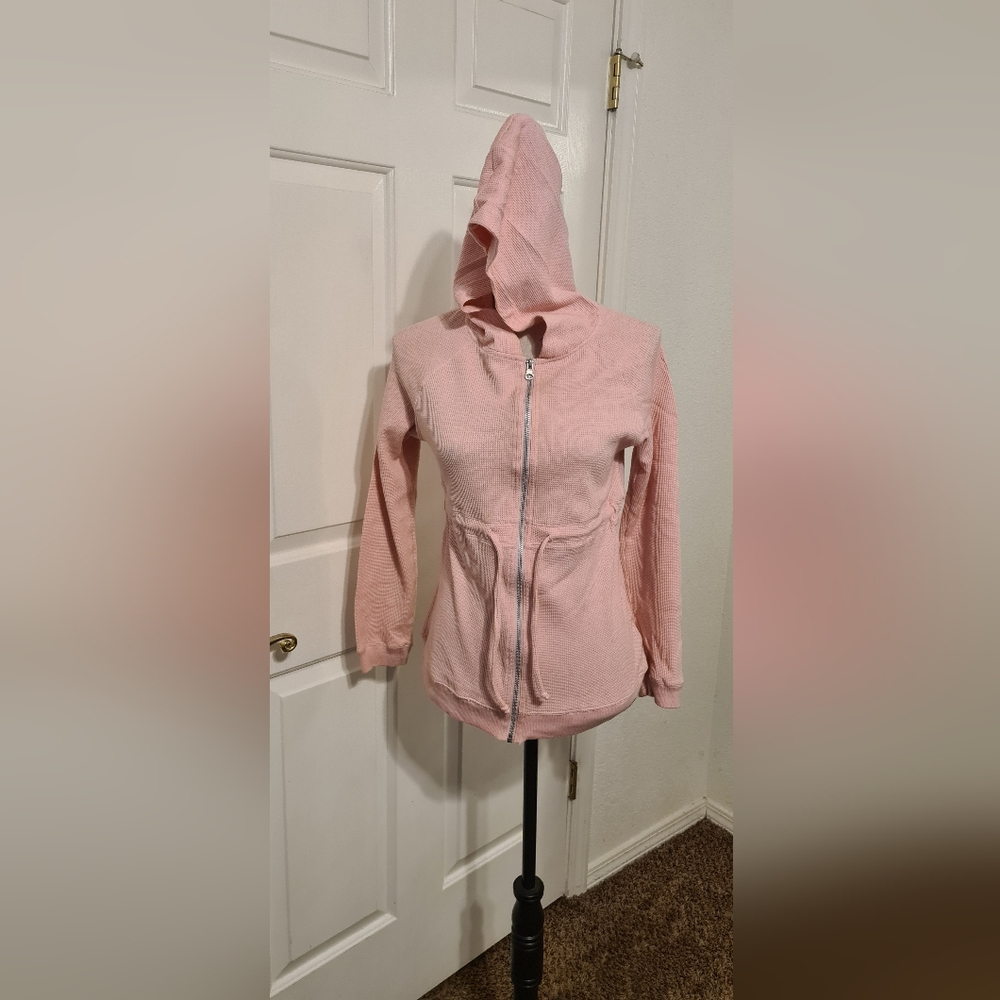 Energie Light Pink Hooded Sweatshirt